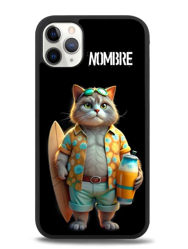 Funda personalizada Gato dispuesto a descansar y divertirse