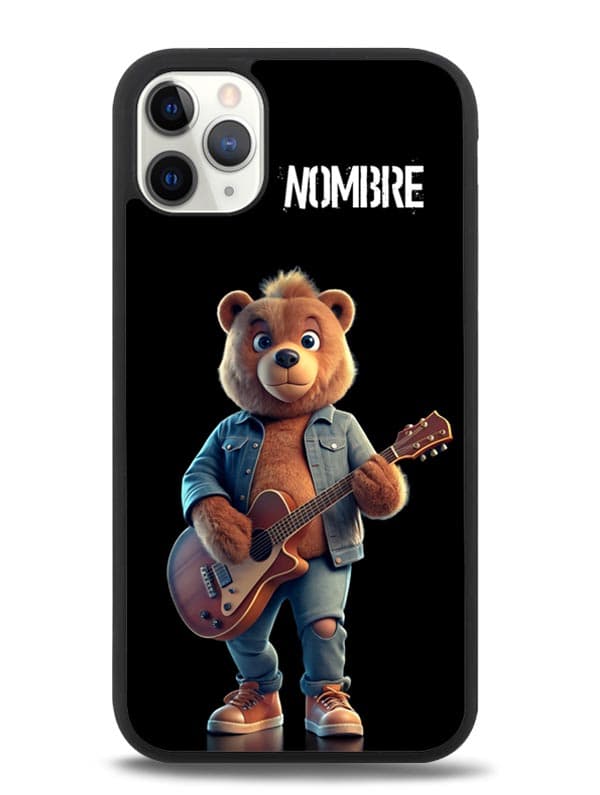 Funda personalizada oso vestido con Estilo de Rockero