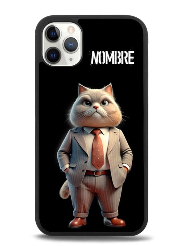 Funda personalizada Gato jefe Vestido con traje