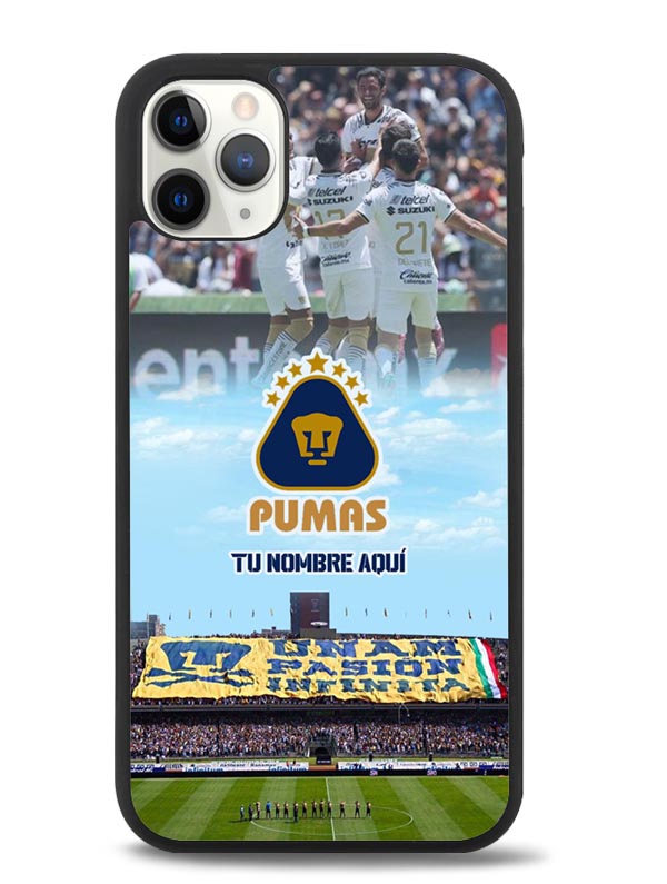 Funda personalizada con nombre Pumas de la UNAM